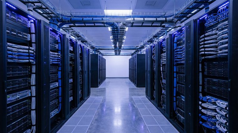 Enterprise data center server room